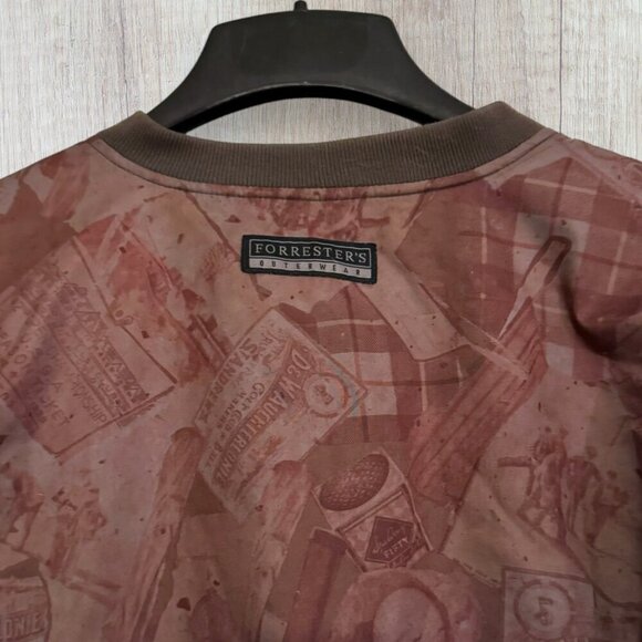 FORRESTER'S Vintage Golf V-Neck Pullover Windbreaker Jacket Performance Mens L - Picture 4 of 5